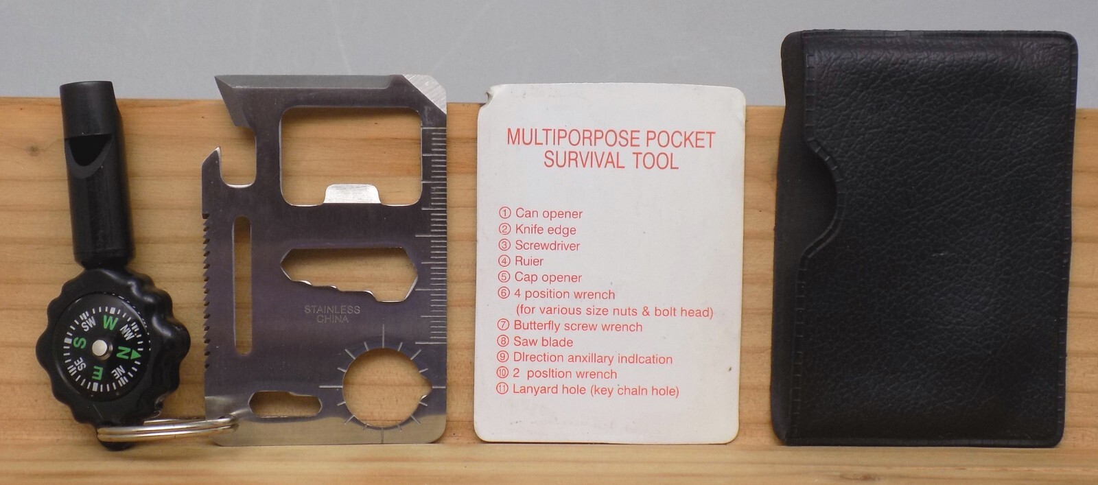 SLIM CREDIT CARD SIZE MULTI-TOOL