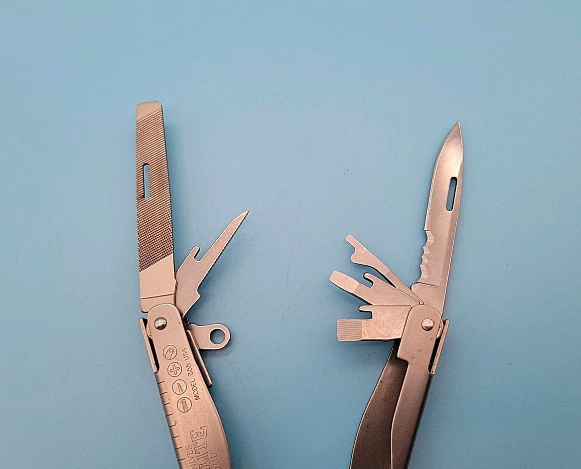 Buck Knives BUCKLITE Model 355 Multi-Tool – Pliers, Knife – USA – Retired