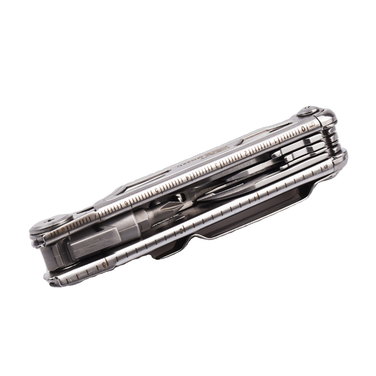 Folding EDC Multitool Pocket Utility Tool with Screwdriver Bits Outdoor Camping