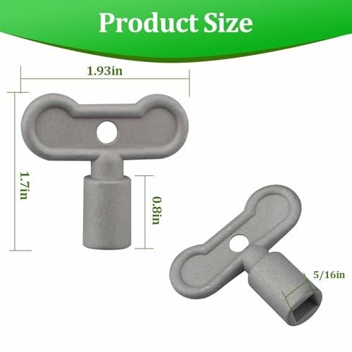 Water Key Sillcock 5/16″ – Outdoor Faucet Handle, Spigot Knob Keys, 6 Pack