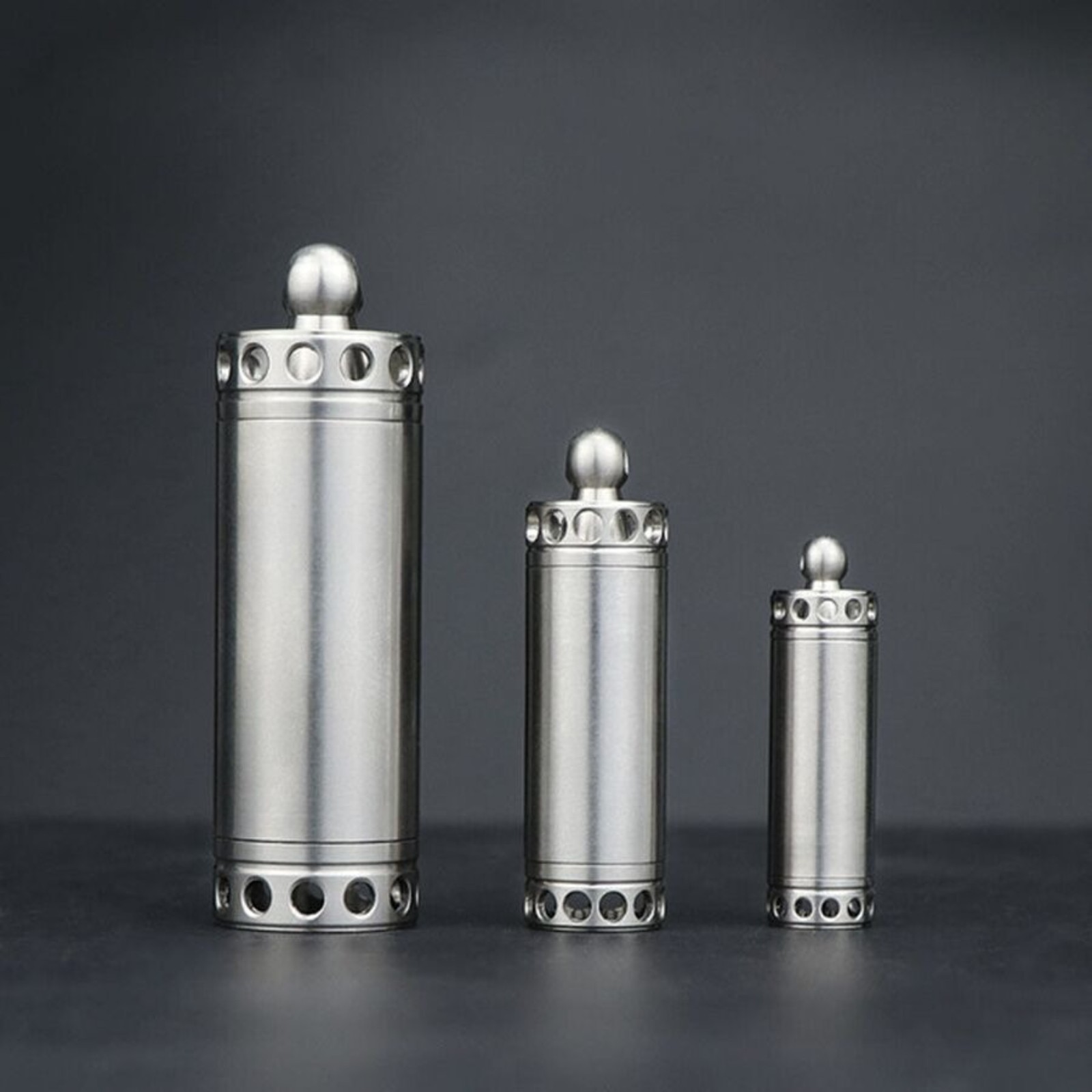 EDC Titanium Tool Waterproof Container Survival Case Box Outdoor For Pill Match