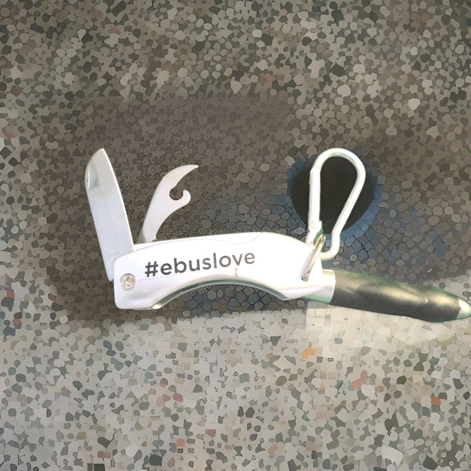 Proterra “#ebuslove” Multi Tool Pen, Light, Knife, Bottle Opener