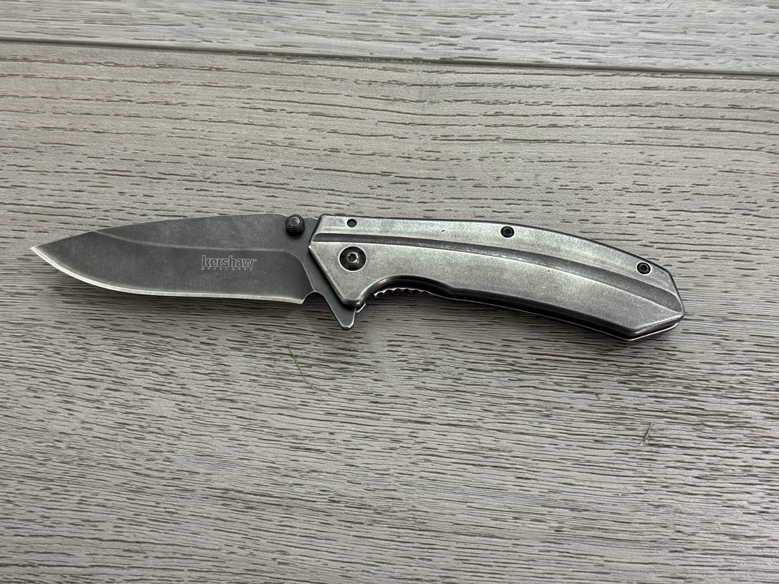 Kershaw 1306BW Filter KAI Patented 3Cr13 SpeedSafe A/O Folding Pocket Knife