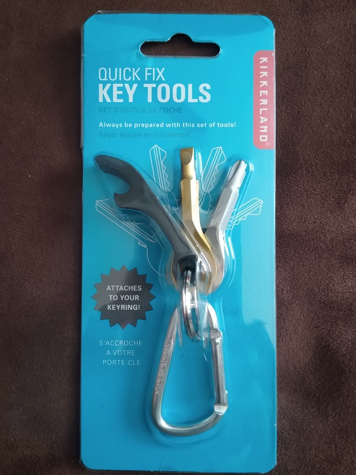 Quick Fix Key Tools, New, Flathead & Philips Screwdrivers, Bottle Opener, clip