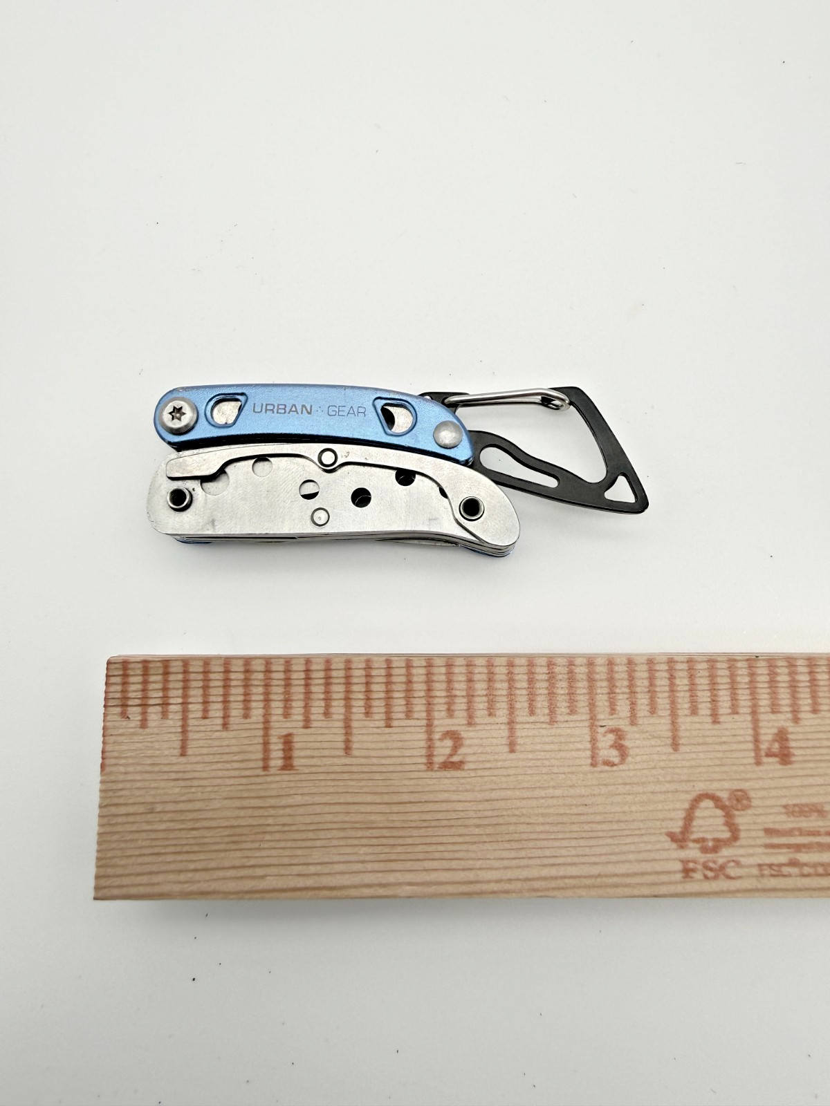 Urban Gear Mini Multi Tool Pliers Knife Screwdriver Carabiner Keychain EDC