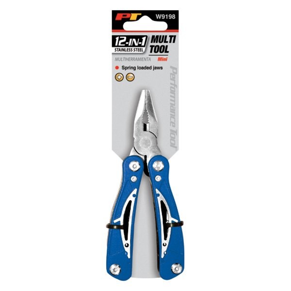 12-in-1 Anodized Aluminum Mini Multi Pliers Set w Merchandising Box