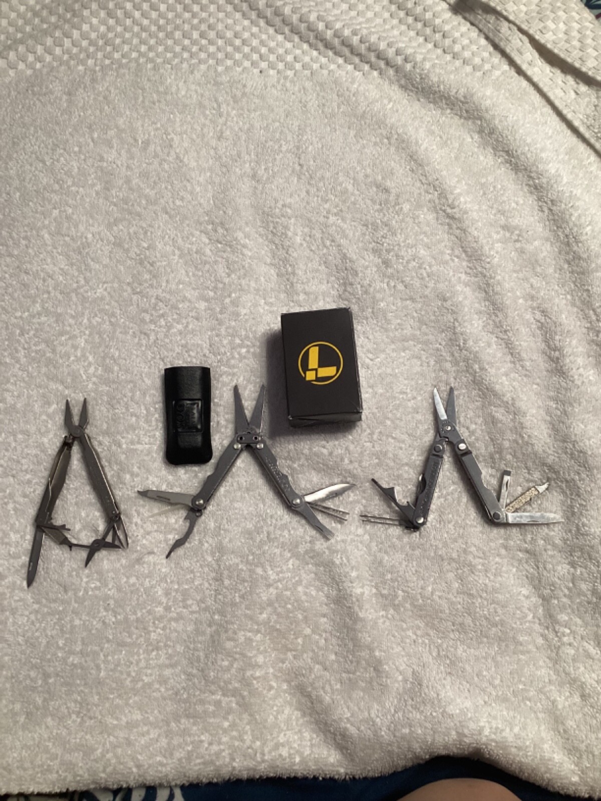 Leatherman Micra, Sog Cross Cut, Buck 350, Multi Tool Lot NEW