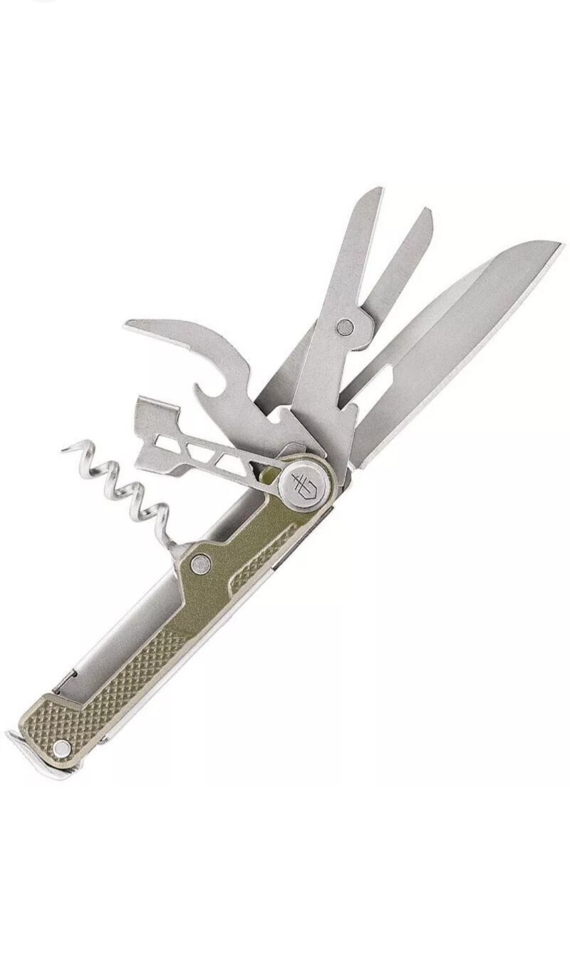 Gerber Armbar Cork Multi Tool 8 Tools In 1 Stainless Steel 3.1 O.Z. 4″ Closed