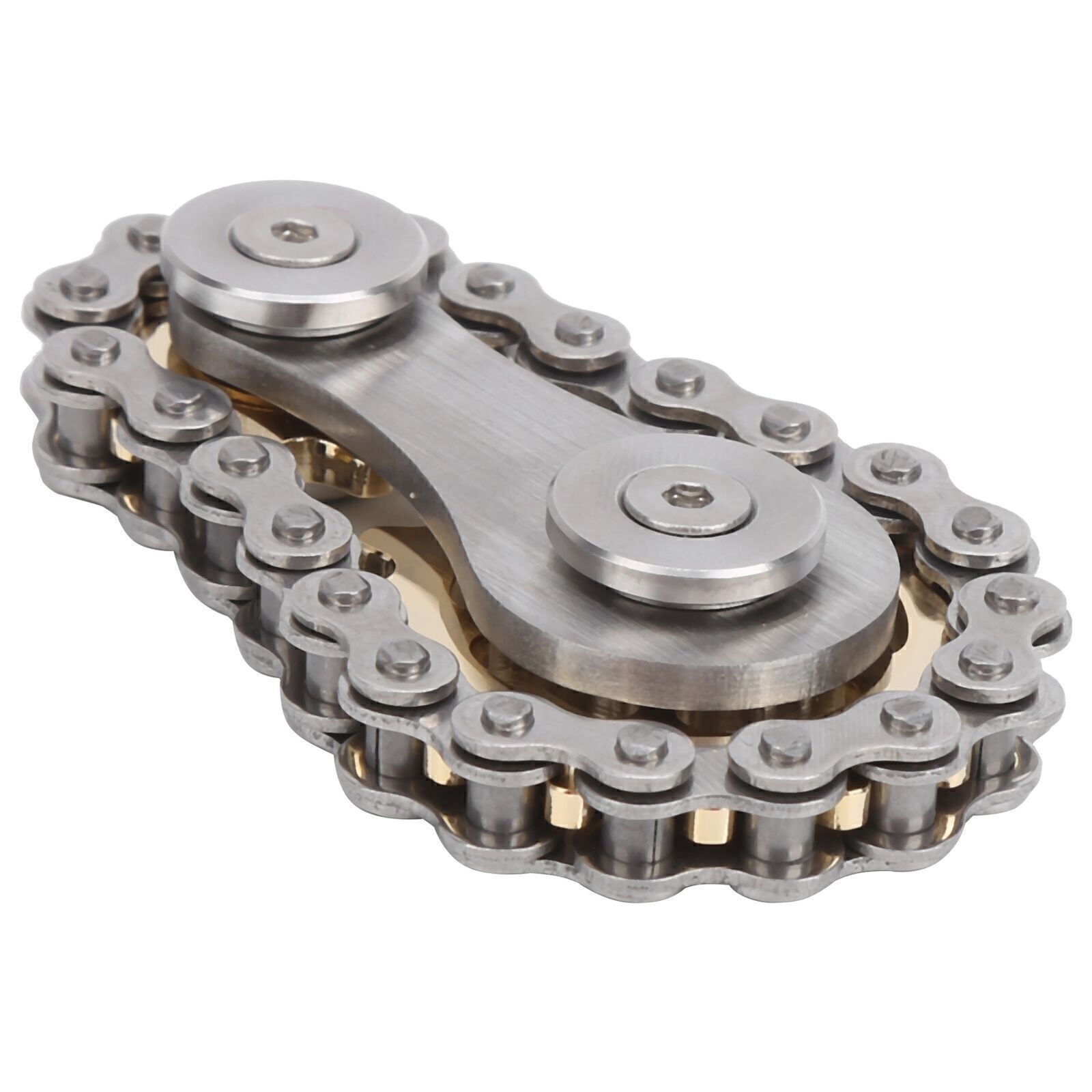 Stainless Steel Sprockets Gyroscope Finger Toy Gear Chain Decompression Toys