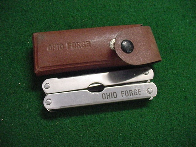 Ohio Forge Folding Stainless Steel Multi Tool with case 12 Tools