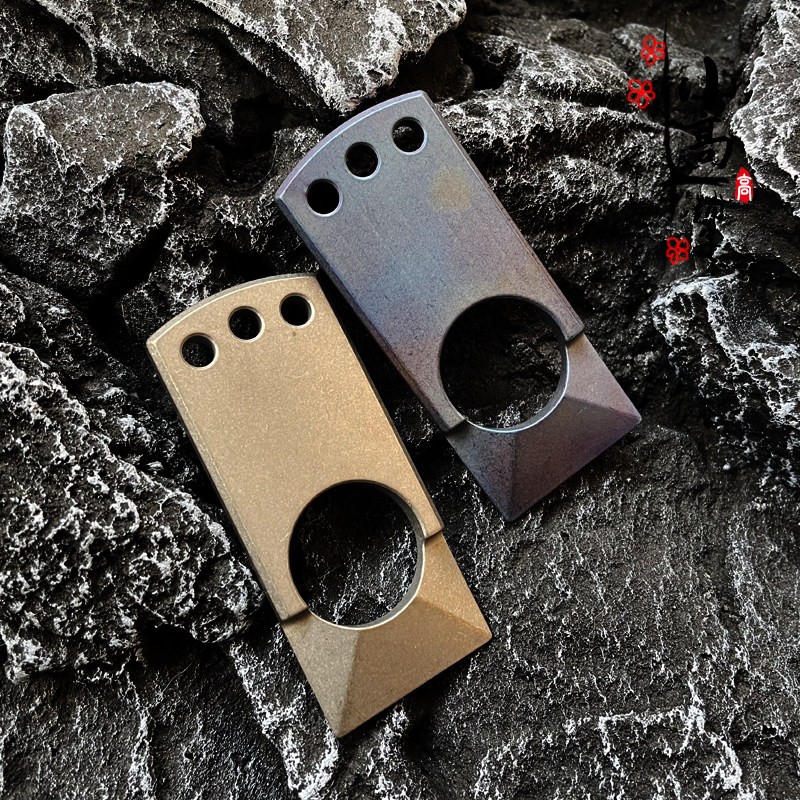 TC4 Titanium EDC Multi Tool Card with Pry Bar and Window Breaker