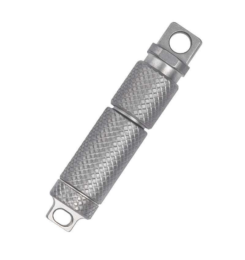 Mini Titanium Alloy Waterproof Case Portable Keychain Pendant EDC Multi Tool