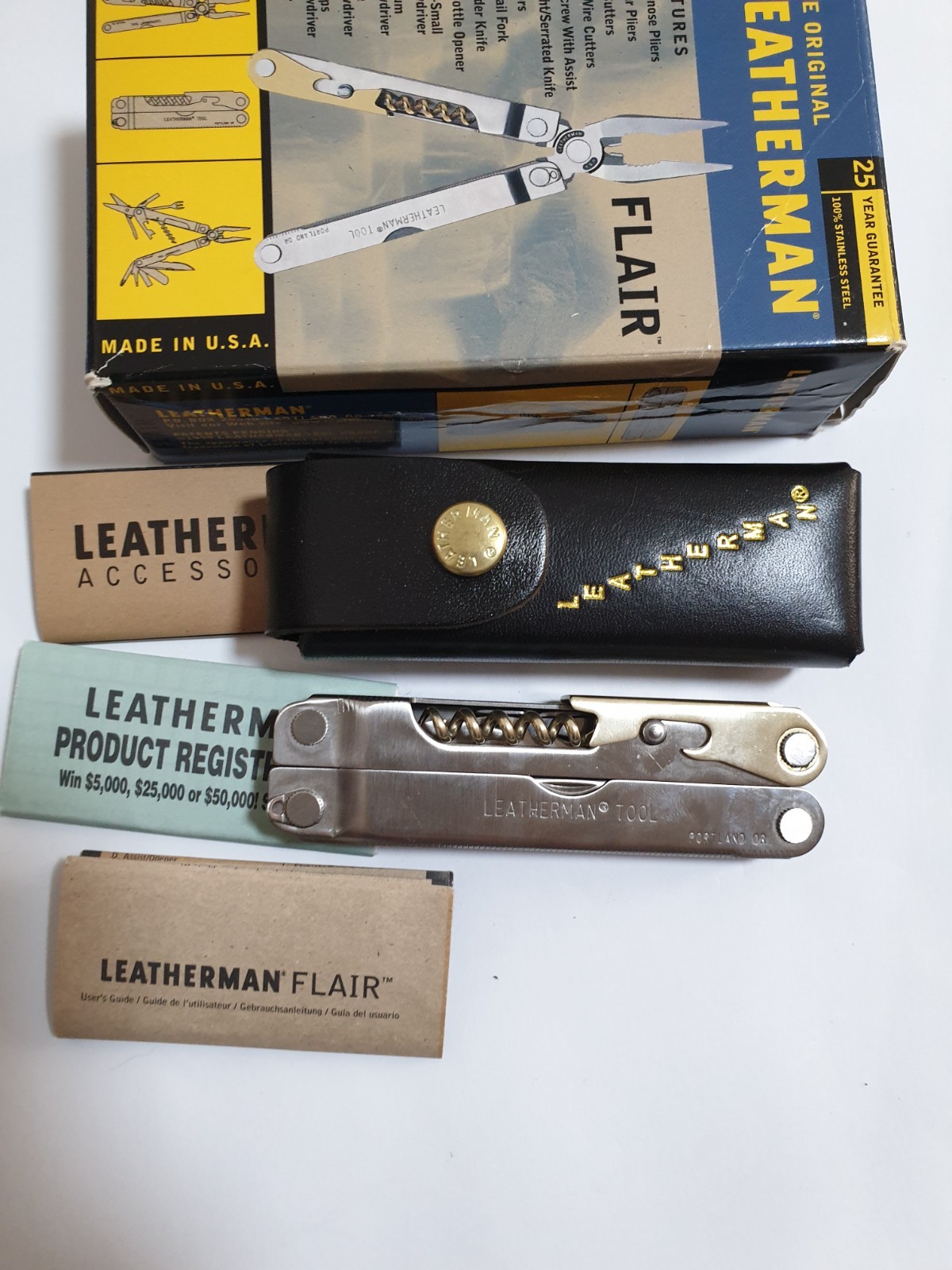 🔥🔥🔥 Leatherman Flair Rare Retired Multi Tool Collectable New In Box
