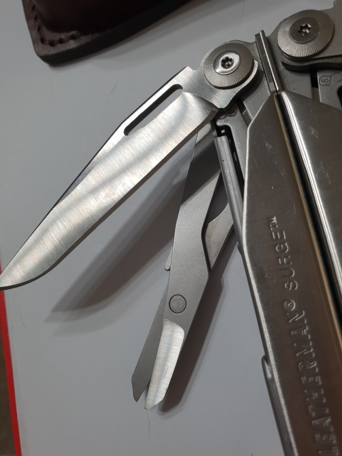 🔥🔥🔥 Leatherman Surge Gen1 Large Leather Sheath Retired Collectable Very Rare