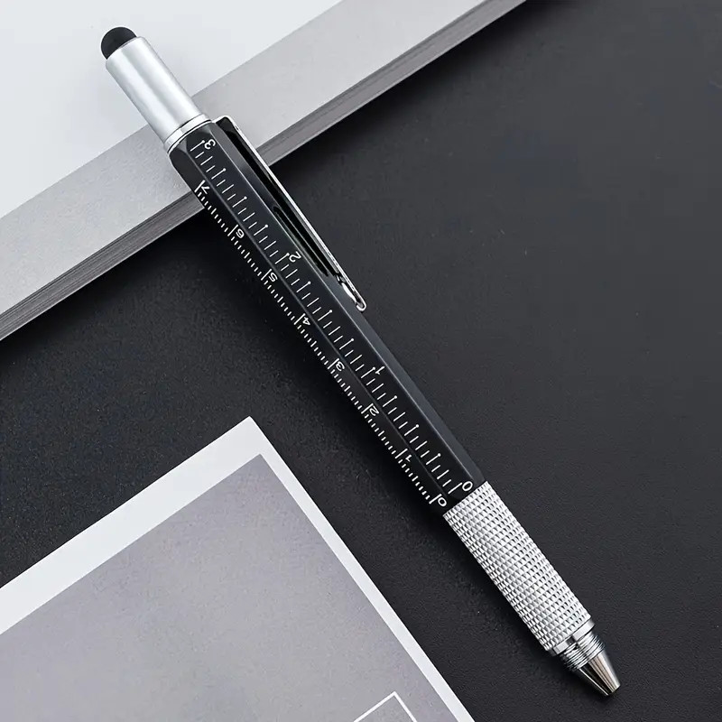 7-in-1 Multifunctional Tool Pen – New – Black
