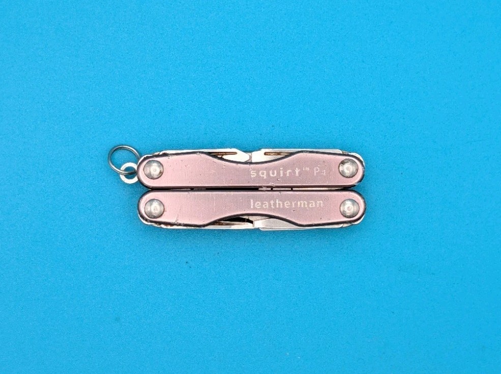 Leatherman Squirt P4 Multi-Tool, Key Ring, Retired, GRAY!