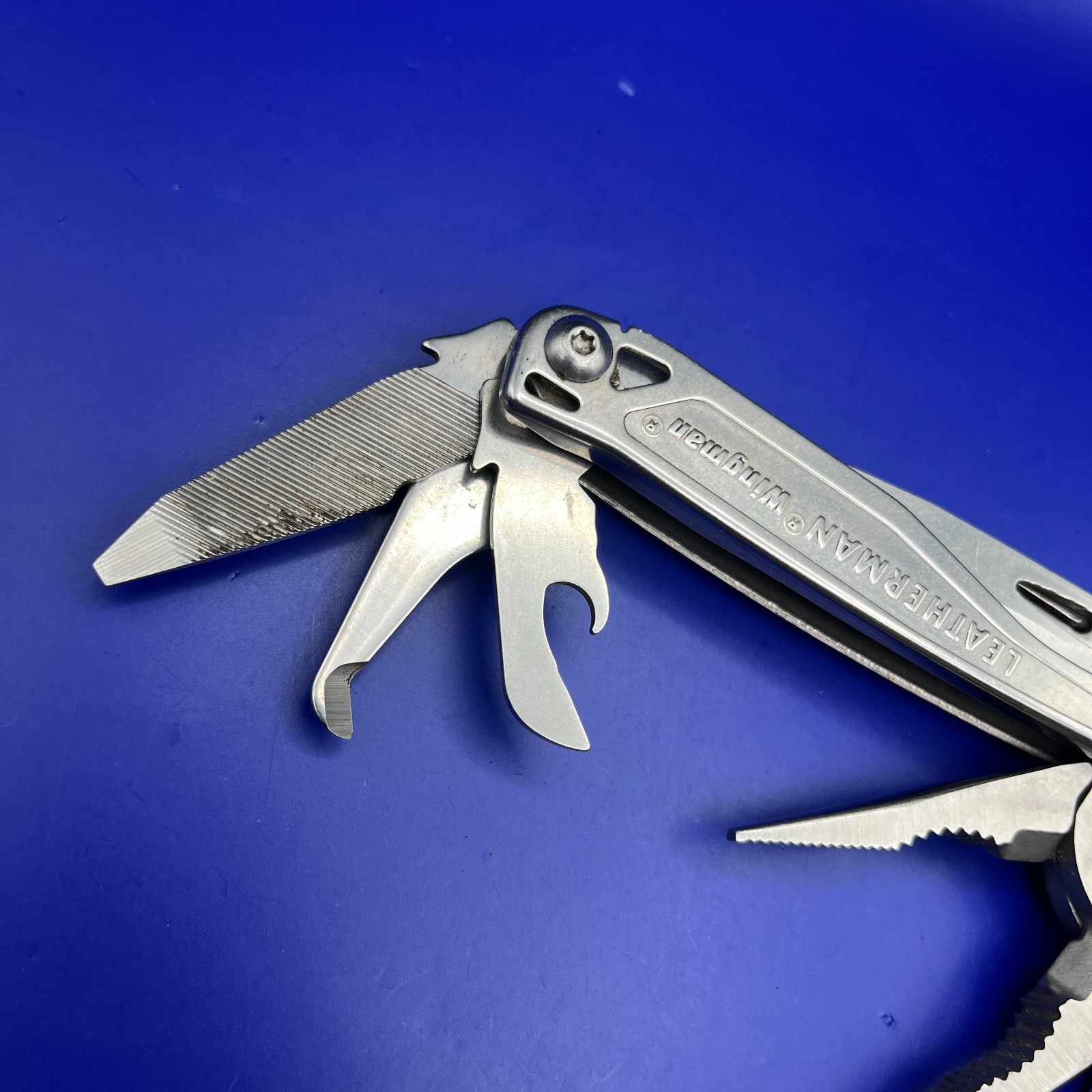 Leatherman Stainless Steel Wingman Multi Tool Scissors Knife Plier