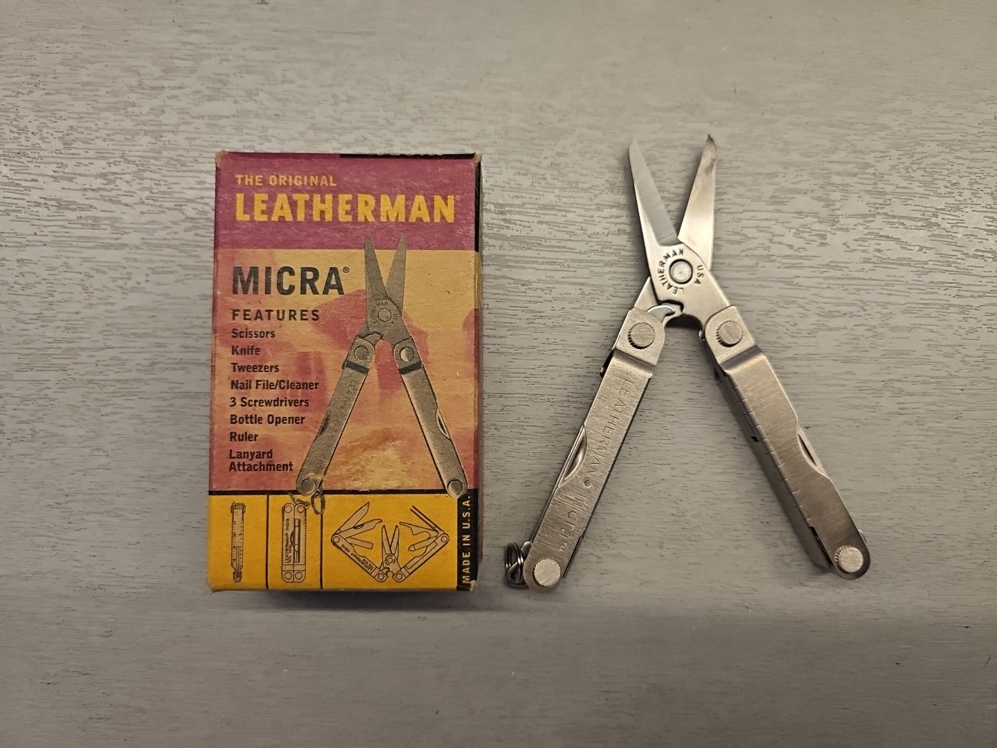 Leatherman MICRA Collectors item NEW Sealed Stainless Steel MADE IN USA
