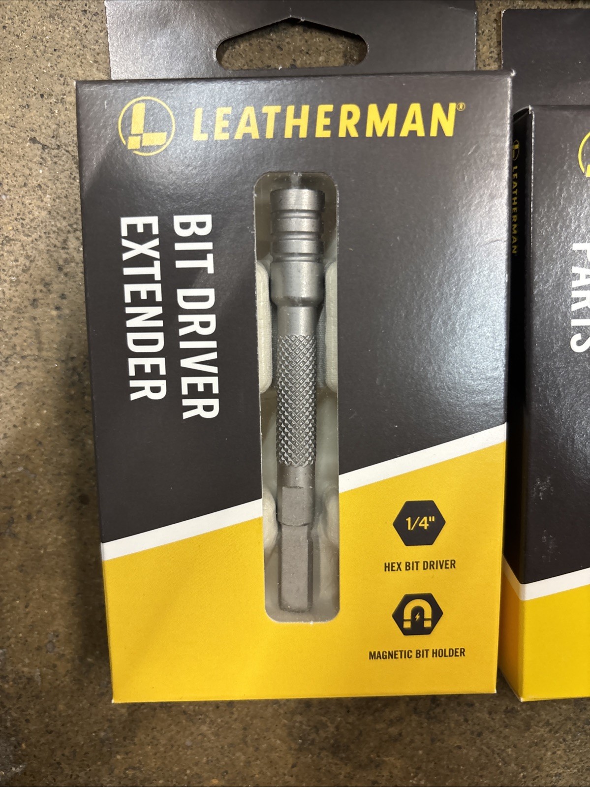 4x Leatherman Replacement Parts & 2x Leatherman Bit Driver Extenders.