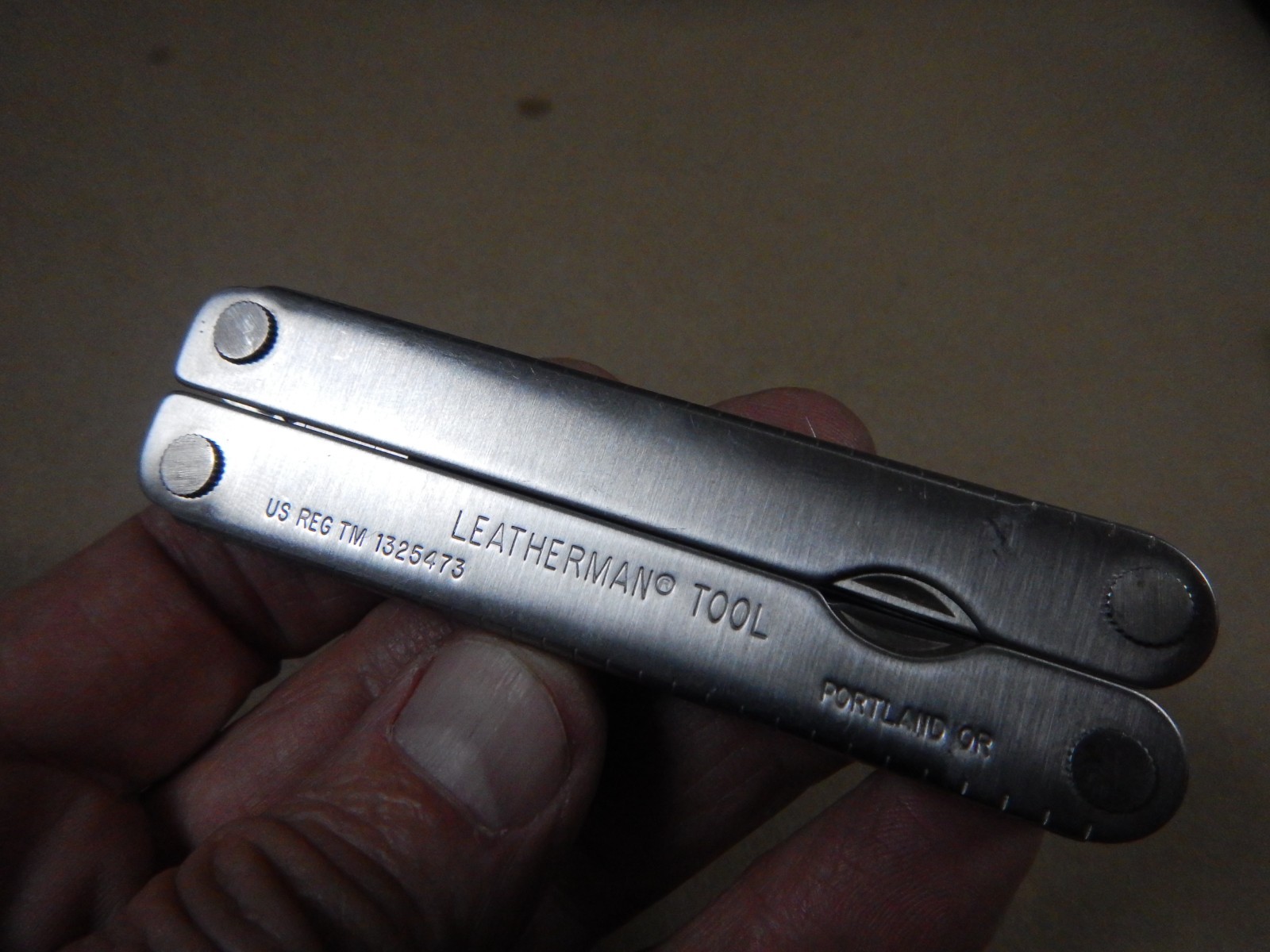 Original Leatherman Tool From The 90s with original leather sheath