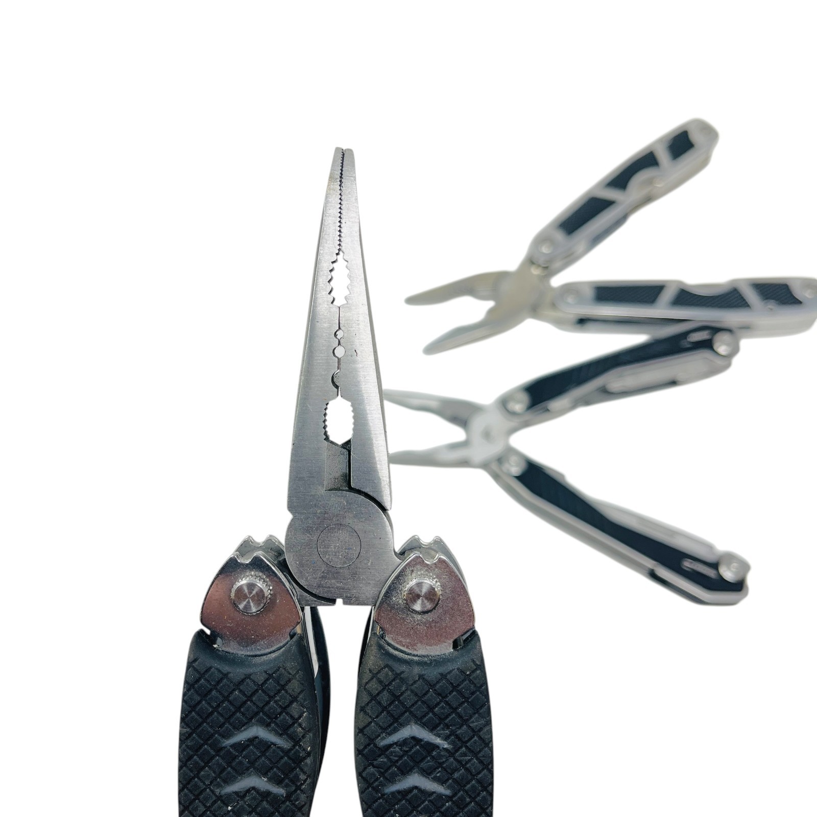 Flissa, Willard Marine and Unbranded Multi-Tool Pliers Lot Survival Gear, 3 Pcs