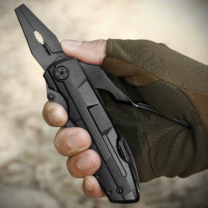 18-in-1 Multi Tool Knife Folding Pocket Pliers Outdoor Survival Tool w/ Sheath