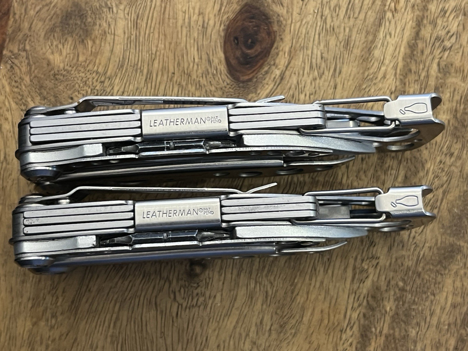Leatherman Skeletool MultiTools SUPER NICE!! w/New Molle Sheath (Lot Of 2)