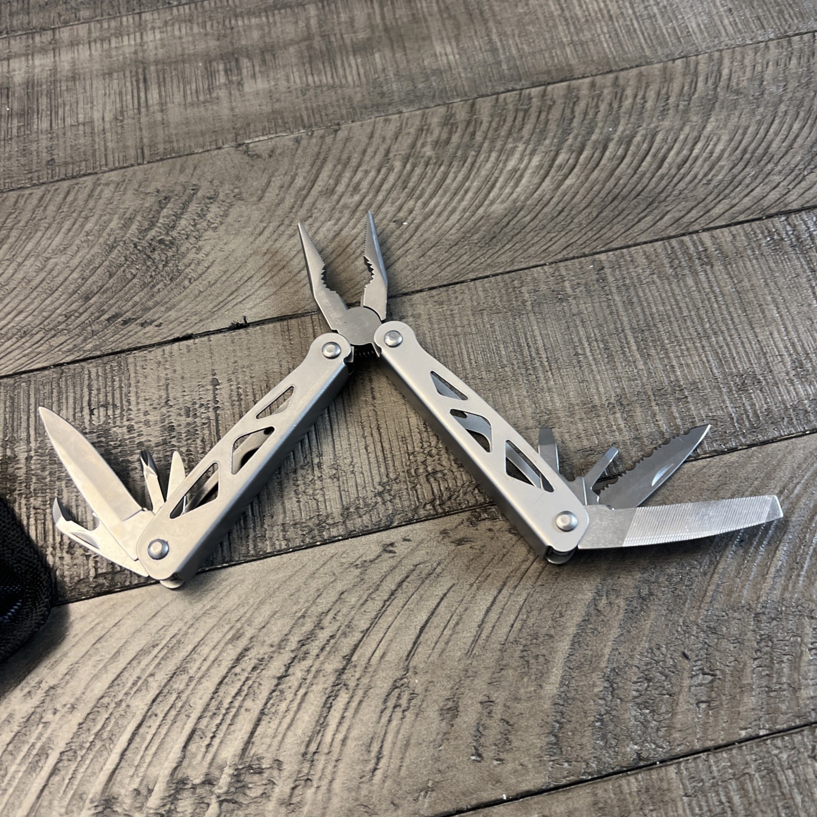 Ozark Trail Multi Tool Pliers Knife Stainless Steel w/ Pouch Camping