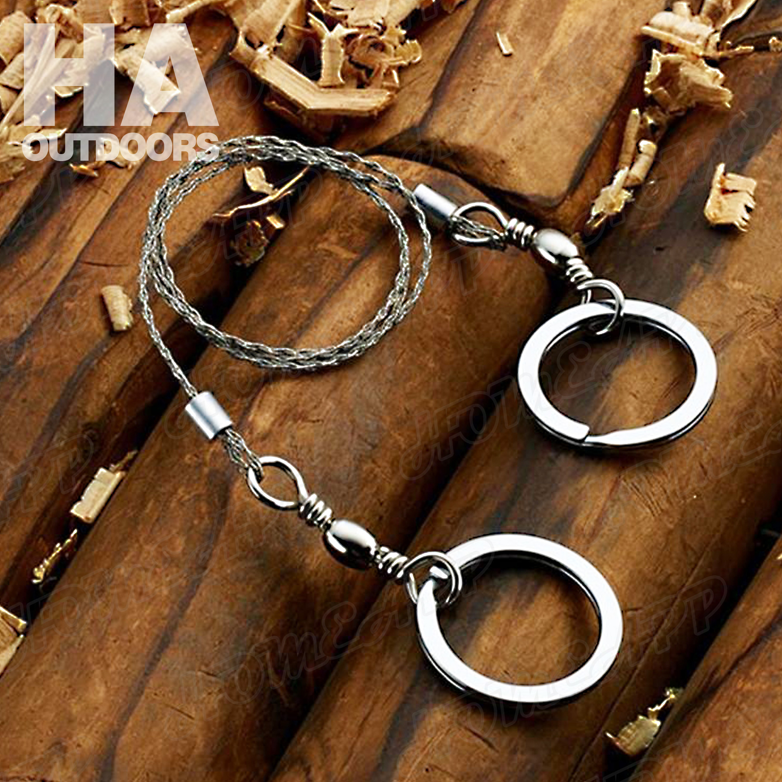 4X Portable Emergency Survival Gear Steel Wire Saw Outdoor Camping Hiking Tool