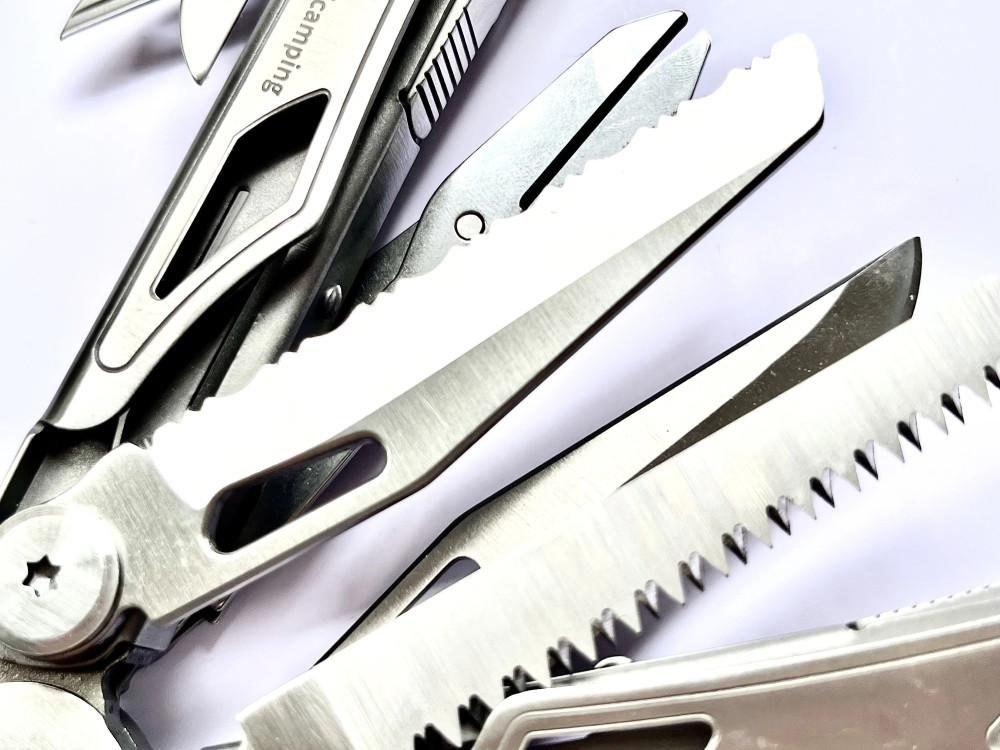 Daicamping DL1 Multi Tool Folding Pocket Knife Sheath Scissors Screw Pliers Can
