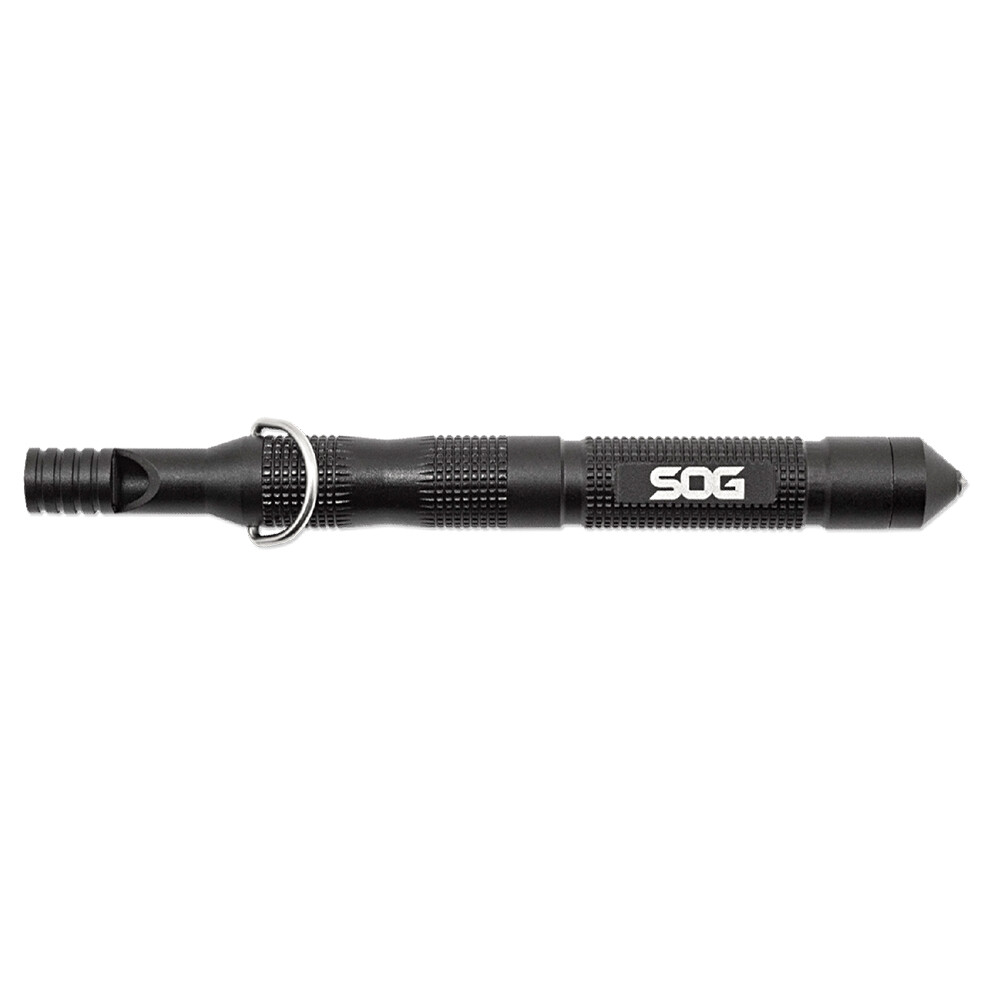 S.O.G. Flint Safety Whistle, Fire Starter, Glass Breaker, Blister (FT1001-CP)