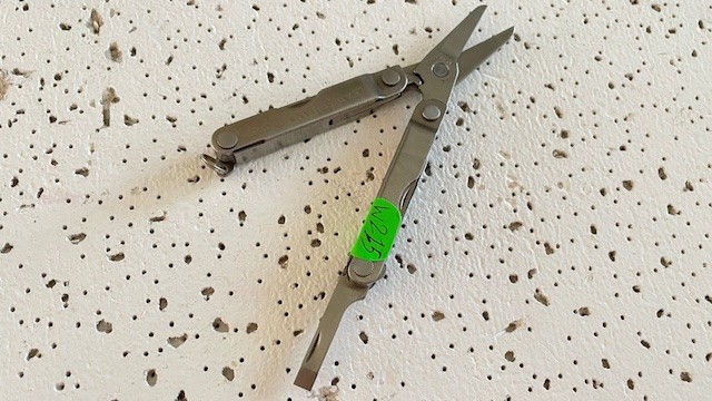 Leatherman Micra PATS PEND MultiTool StainlessSteel Scissors,Knife,Opener Bottle