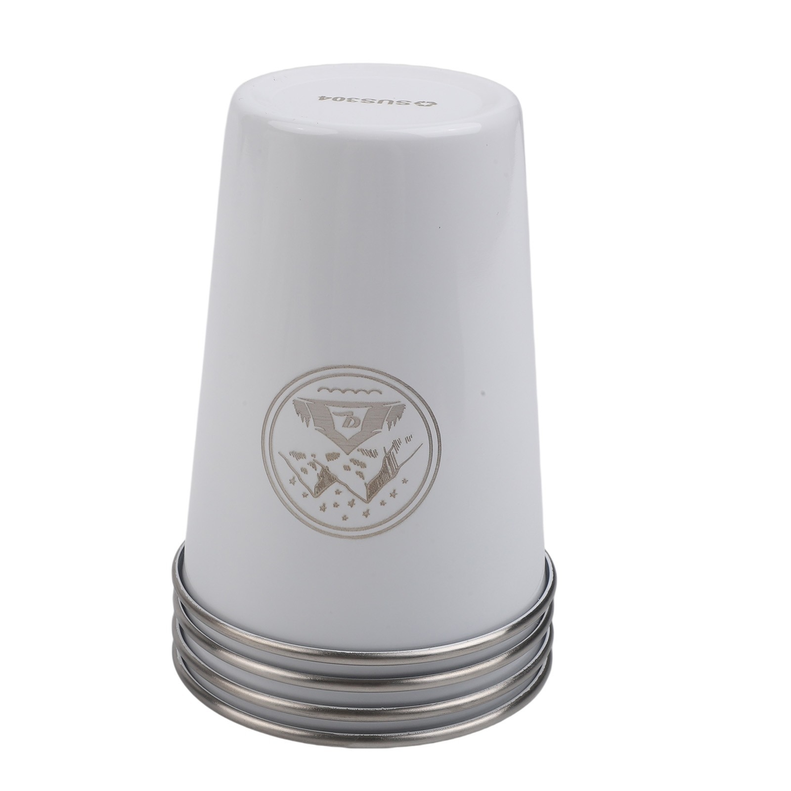 Campsite Essential 304 Stainless Steel Cups with Colorful Adventure Themes