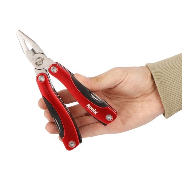 Camping Outdoor Multi Function Tool Plier with Handle Foldable Multipliers 12in1