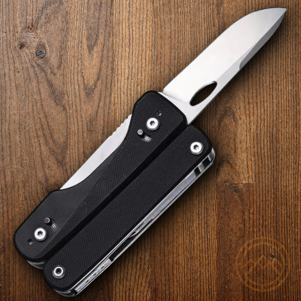 ROXON Flex Titan Multitool 16 Essential Tools With Black G10 Handles T Shank