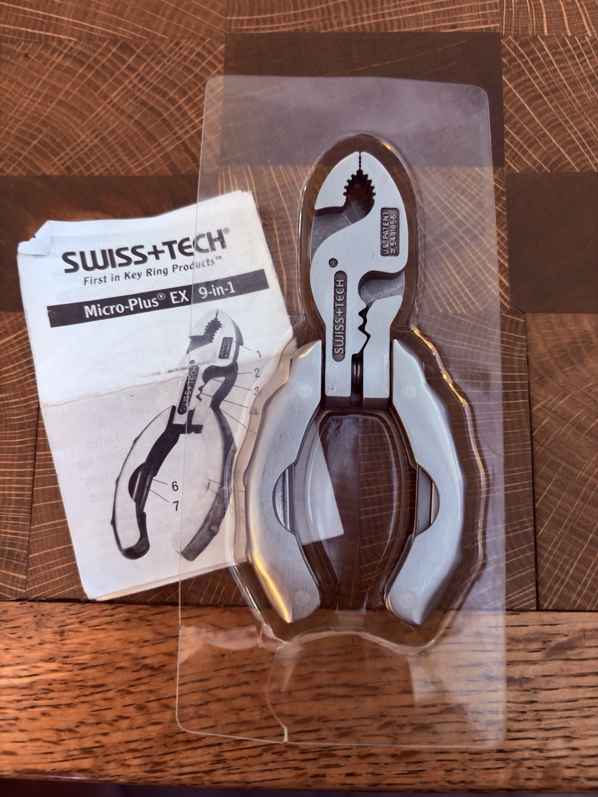 Swiss Tech 9-In-1 Micro-Plus® EX Stainless Steel Multi-Tool