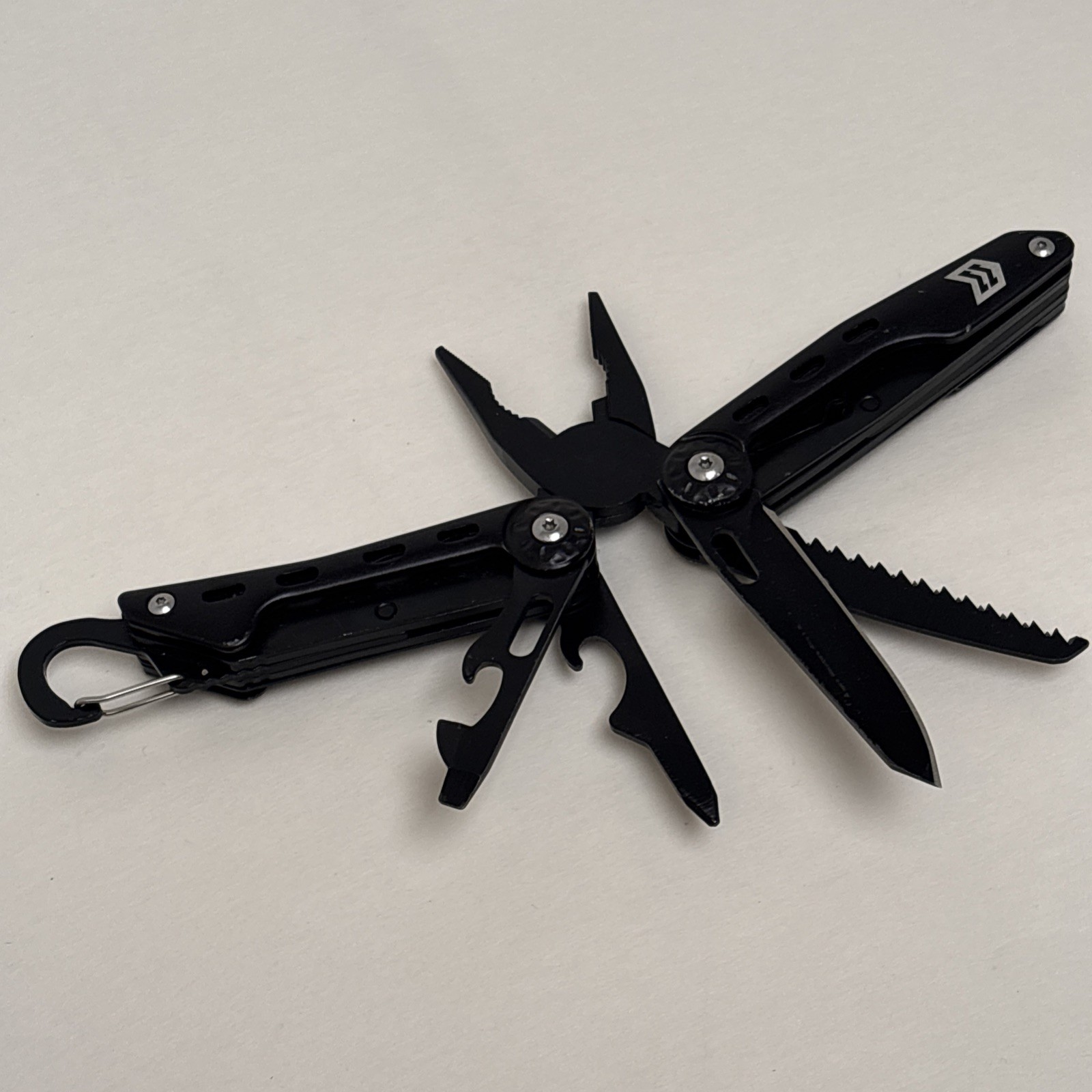 Trail Blazer Multi Tool Black Tactical Hunt Camp Survival Fish Bugout Quality