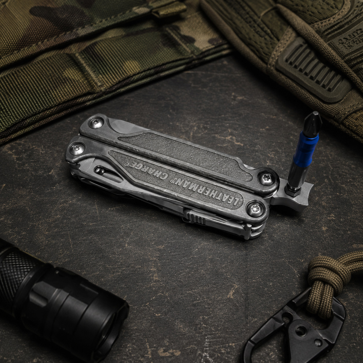 Bit Holder Adapter for Leatherman Wave Charge TTi 1/4 4mm Flat Bit