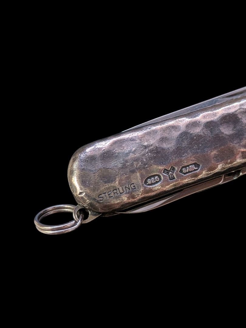 Victorinox Classic Sd Sterling Silver 925 Hammered texture Knife