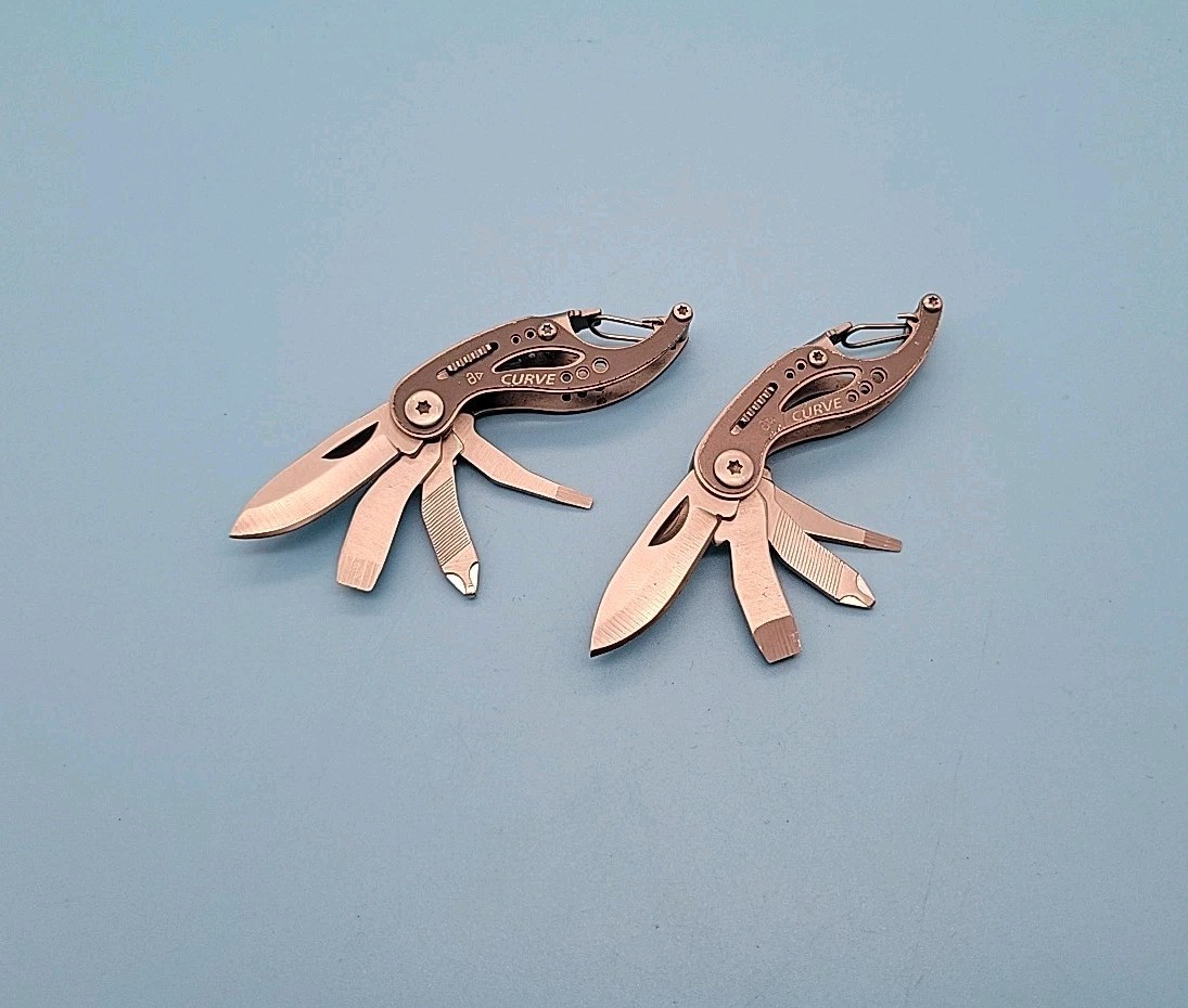 Gerber Curve Mini Multi-Tool – LOT OF 2 – Blade, File, Bottle Opener