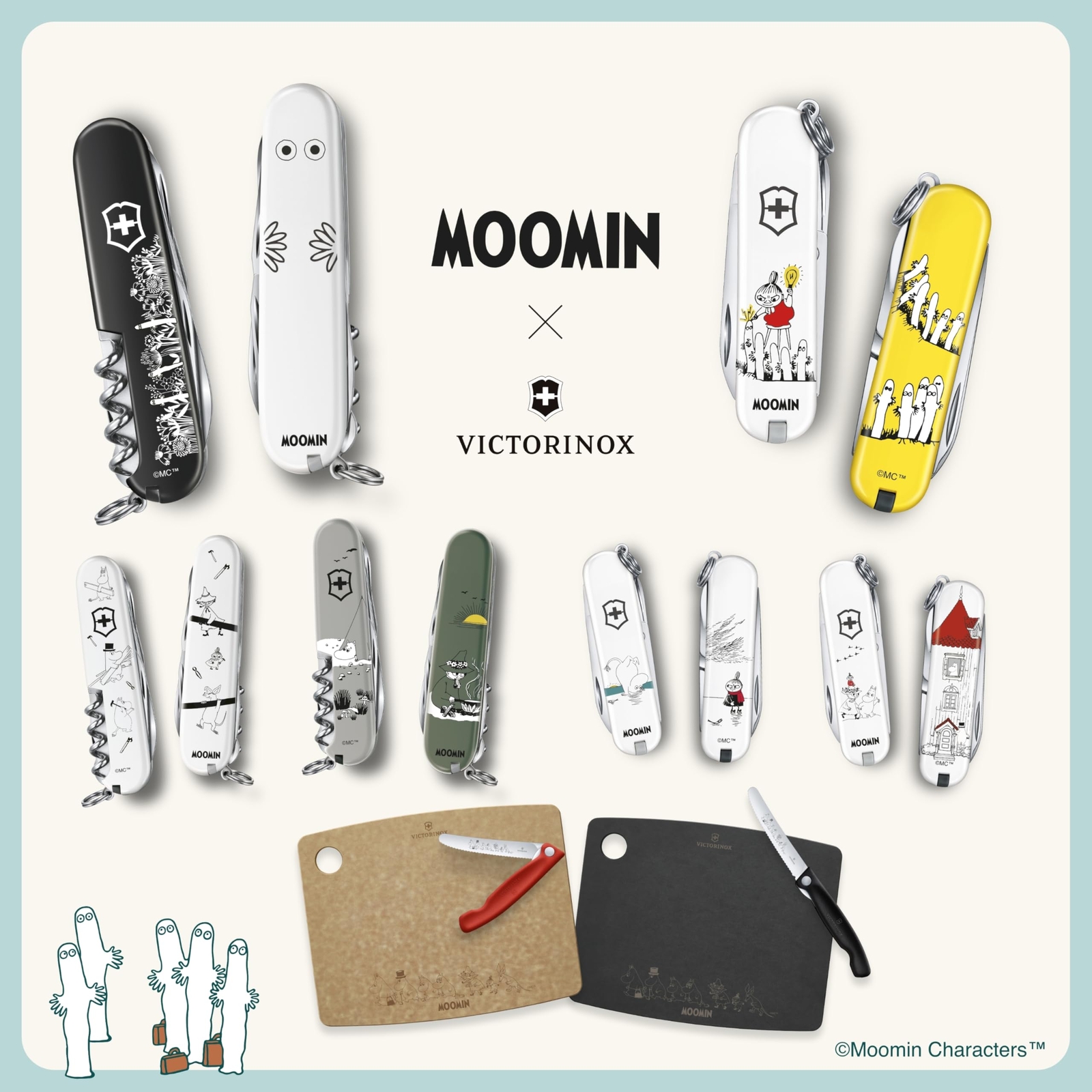 VICTORINOX Moomin House Swiss-Made Multi-Tool with 7 Functions Pocket Knife