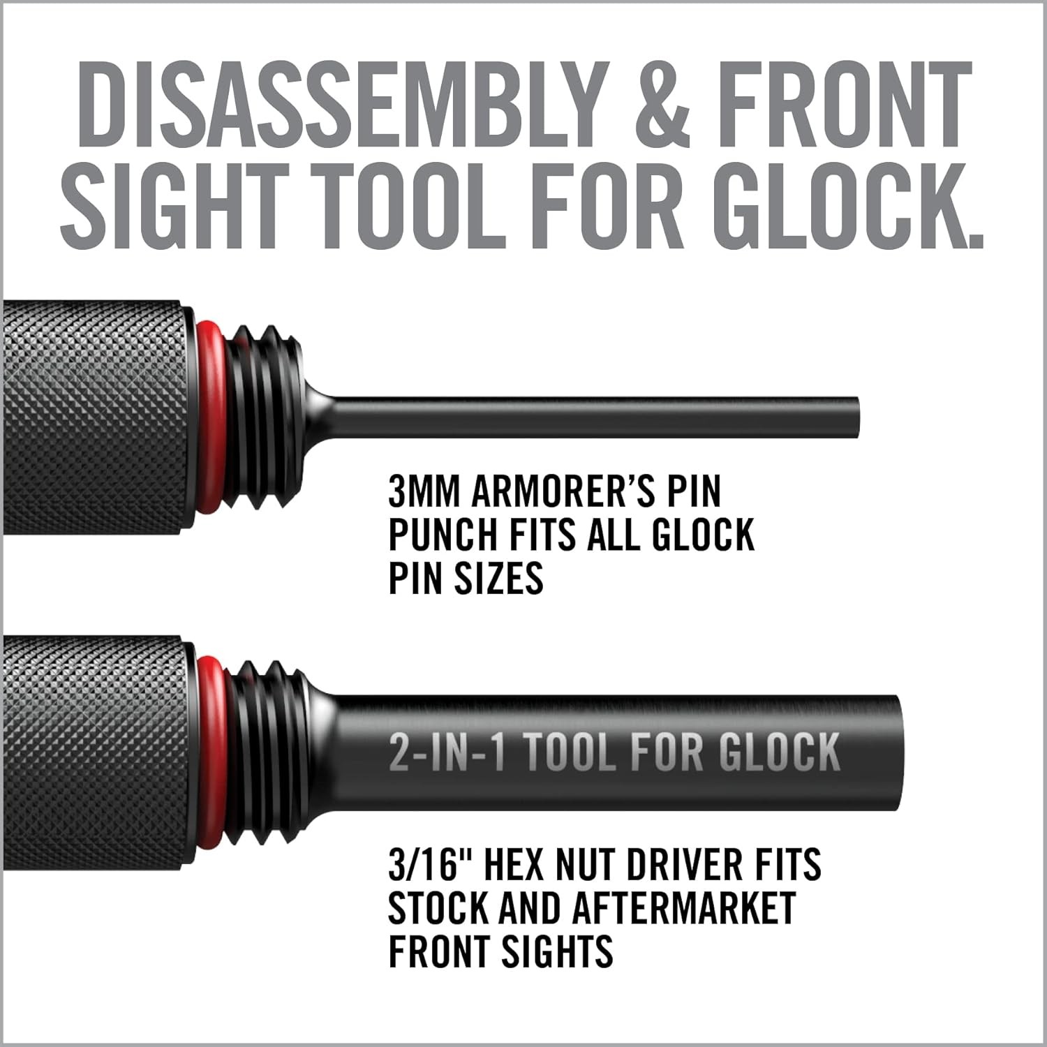 Glock Accessories – Choose between 2-In-1 Tool, 4-In-1 Tool or Pro Pack for Gloc