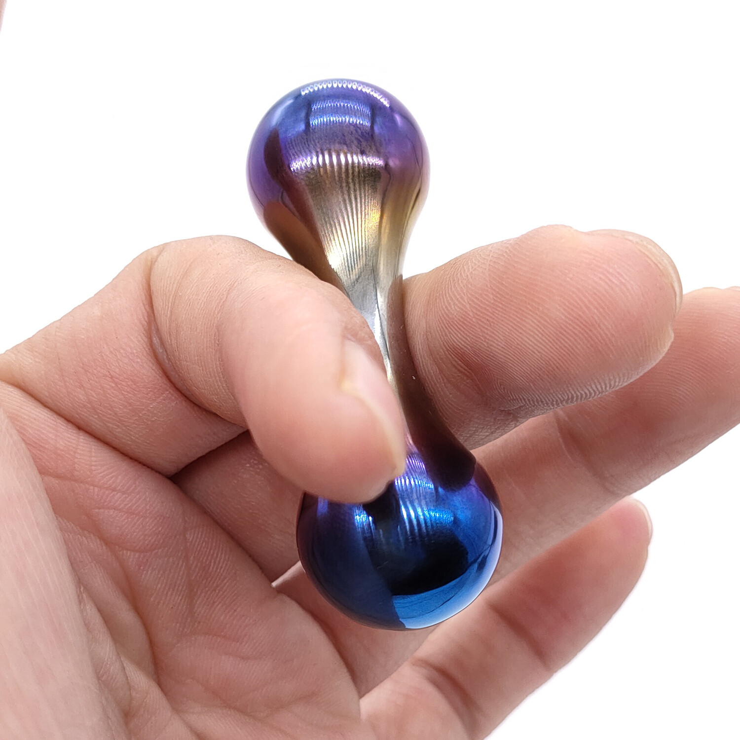 EDC Solid Titanium Decompression Finger Top Begleri Skill Stress Knucklebone Toy