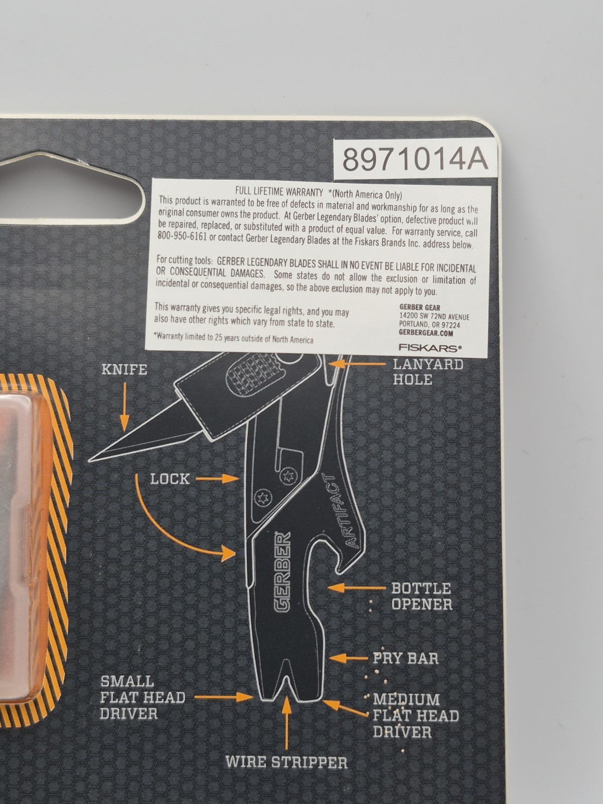Gerber ARTIFACT 8 Multitool UTILITY Knife Compact DISCONTINUED RARE Model NEW