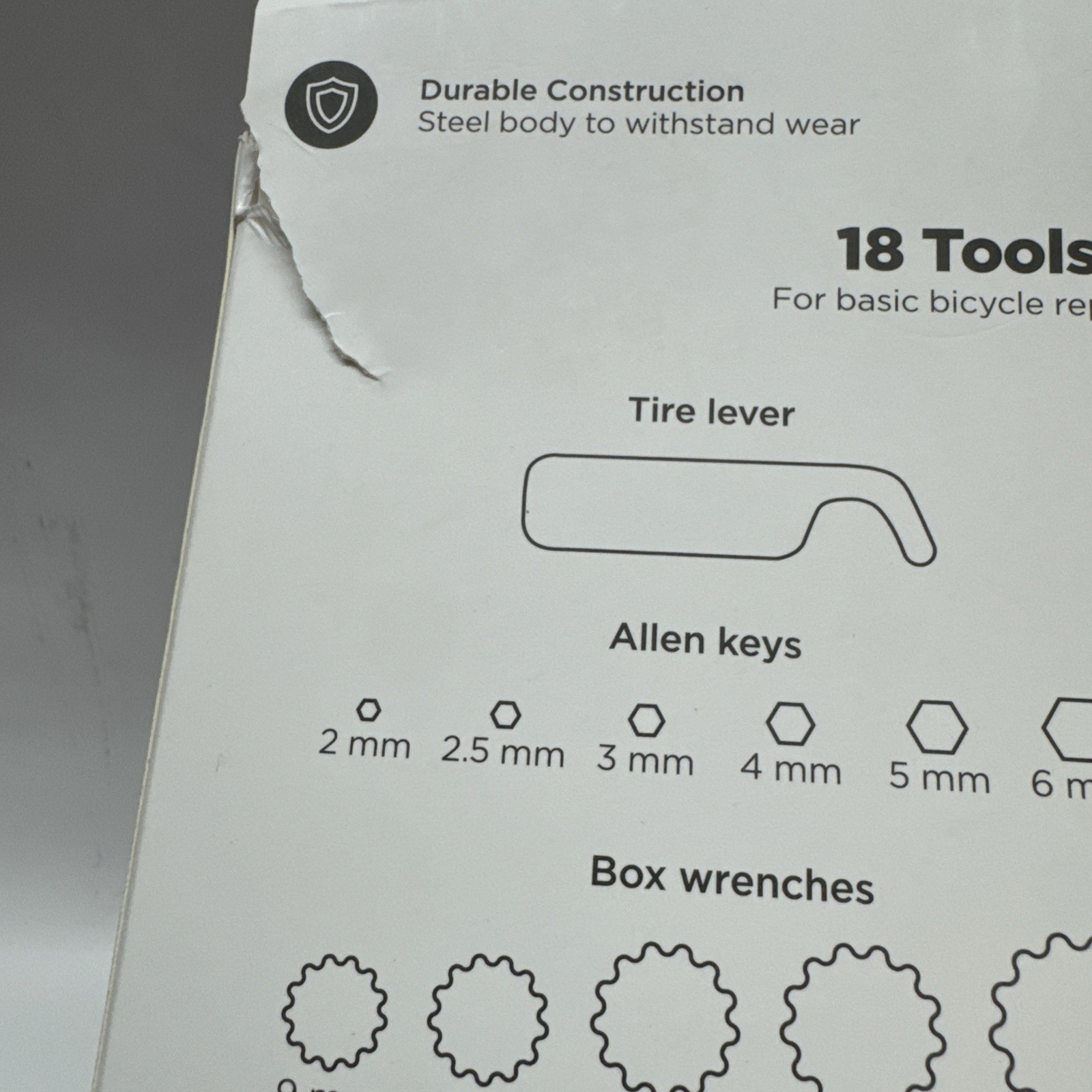 Schwinn Bike 18 in 1 Multi-Tool Bicycle Repair Tire Lever Allen Keys Wrenches