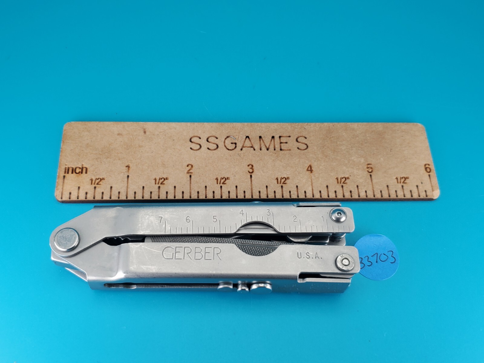 Vintage Gerber Stainless Steel Needlenose MP400 Multi-Tool Pliers! With Sheath!