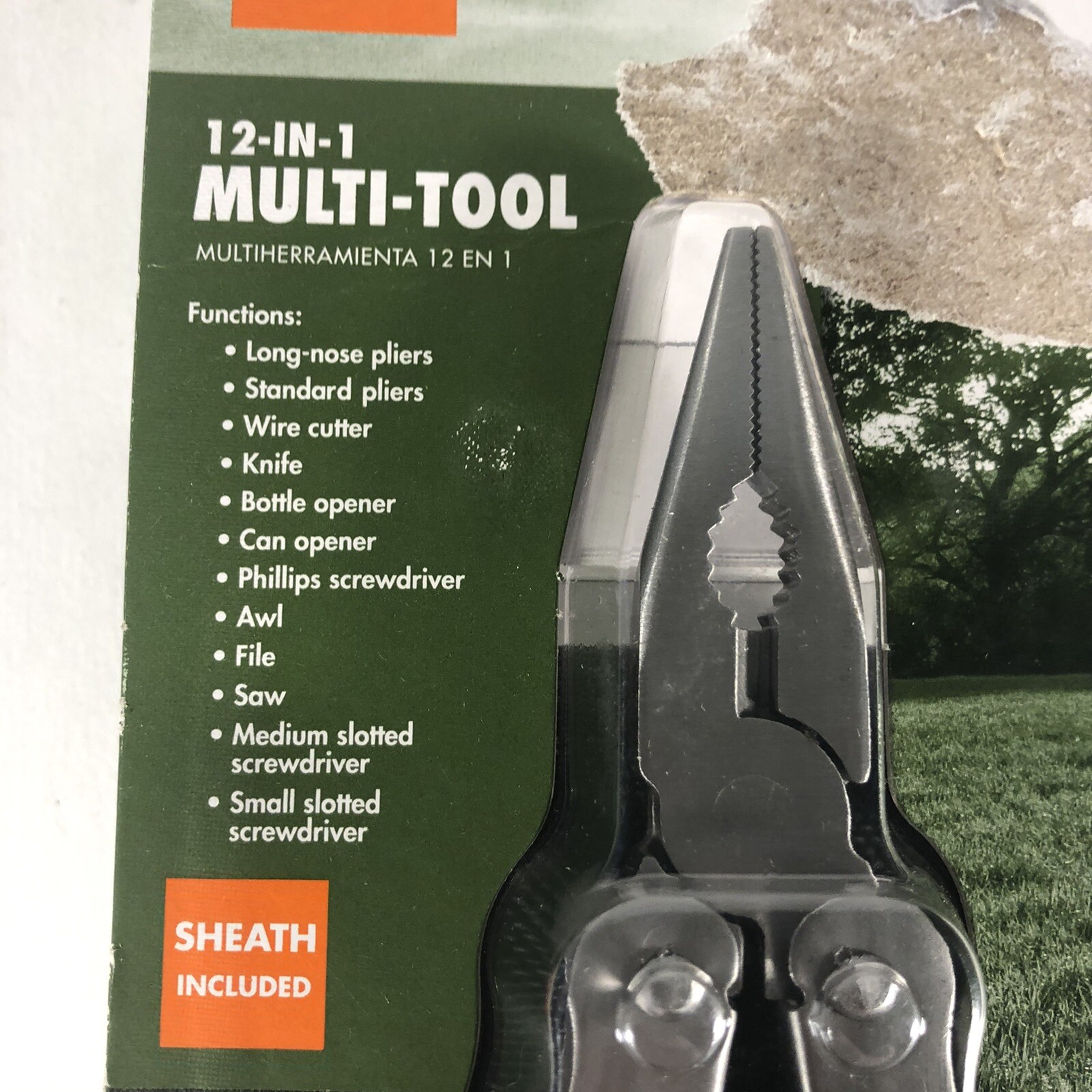 Ozark Trail Multi Tool 12-in-1 w/ Sheath Pliers Wire Cutter Opener