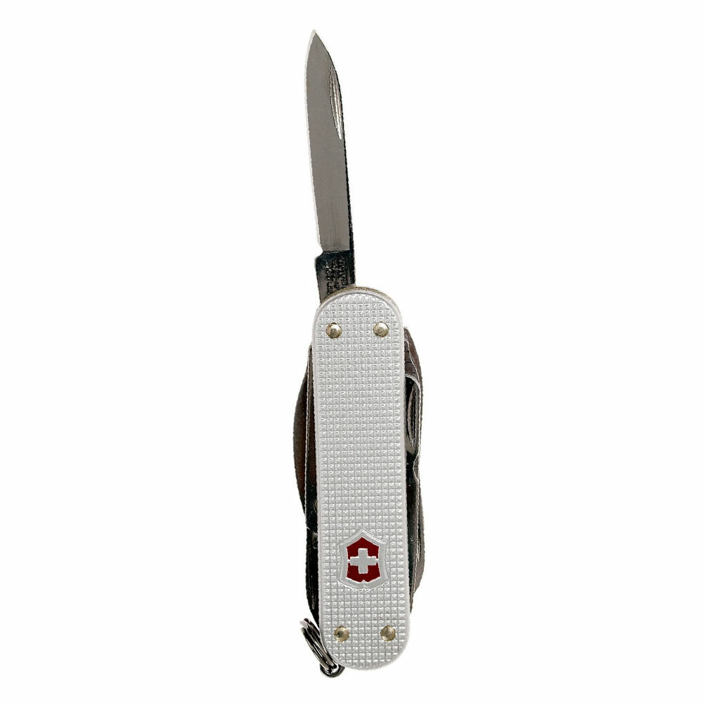 Victorinox Mini Champ Silver Alox – Swiss Army Pocket Knife 58 mm – 14 Tools