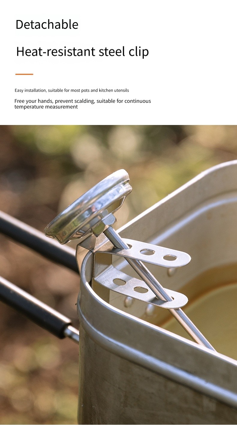 304 stainless steel mechanical baking water temperature food thermometer