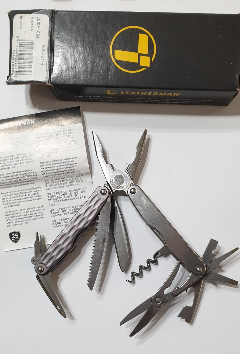 🔥🔥🔥 Leatherman Juice CS4 Gray Rare Retired Multi Tool Collectable New In Box